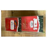 Umigy 4 Pcs Christmas Wine Tumbler with Straw Lid and Brush 12 oz Christmas Insulated Stainless Steel Tumbler Cups Travel Coffee Mug for Xmas Party Favor(Cute Style)