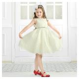 PANDANINJIA Girls Toddler/Little Kid Lisa Dress Mary Jane Pumps Bow Low Heels Party Wedding Princess Shoes (Red Sequin, 11 M US Little Kid)