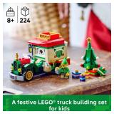 LEGO Santaâs Delivery Truck Building Toy for Kids - Construction Set for Play or Christmas Decor - Building Blocks for Girls & Boys, Ages 8+ - Holiday Craft Ideas for Families - 40746