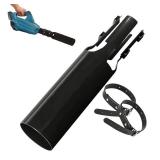 Leaf Blower Air Booster, Air Flow Booster for Blower, Turbo Nozzle Extension Airflow Accelerator, Lawn and Driveway Leaf Force Cleanup (1 pc Black)