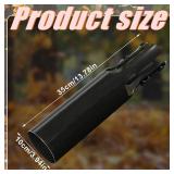 Leaf Blower Air Booster, Air Flow Booster for Blower, Turbo Nozzle Extension Airflow Accelerator, Lawn and Driveway Leaf Force Cleanup (1 pc Black)