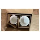 LE TAUCI Sauce Cups 2 OZ, Small Dipping Bowls, Mini Ceramic Ramekins Souffle Dishes, Sauce Dip Bowls for Charcuterie Boards, Microwave & Oven Safe, Set of 6, White