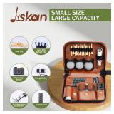 Jiskan Golf Gifts for Men and Women, Golf Accessories Set with Hi-End Case, Golf Balls, Rangefinder, Golf Tees, Brush, Multifunctional Divot Knife, Scorer, Golf Ball Clamp