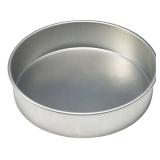 DecoPac 12 Inch 16 Gauge Aluminum Round Cake Pan, 12\"W x 3\"H, Made From Premium, Hardened Aluminium Alloy For Superior Durability, Uniform Wall Thickness for Even Rising