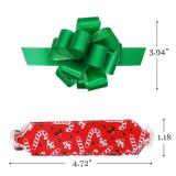 Lulu Home Christmas Colorful Assorted Pull Bows for Gift Wrapping, 24 PCS