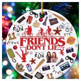 Retro Funny Thing Merch Gifts 2025 Christmas Ornament Acrylic Decorations Xmas Tree Decor Unique Gift for Friends Merchandise Family Fans Secret Santa Stocking Stuffer