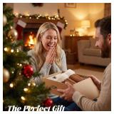 OOW Fuzzy Slippers for Women Cozy Faux Fur House Shoes Winter Warm Memory Foam Slippers for Indoor and Outdoor Chestnut Size 8