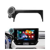 PZK Car Phone Holder for Toyota RAV4 2019-2025 Hybrid LE/XLE/Premium Accessories 7/8-Inch Screen Magnetic 15W Fast Wireless Charger Car Phone Mount 360Â° Rotation Not Affect Vent (Not Fit 9/10.5 inc