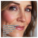 Baked Makeup Palette with Bronzer, Blush Eyeshadows Multi-Purpose Travel Compact, Velvety Smooth Finish, Neutral Pigmented Colors, Vegan Cruelty, Gift Set for Women