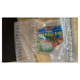 Melissa & Doug Puzzle Storage Rack - Wire Rack Holds 12 Puzzles