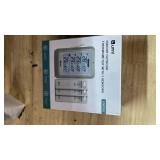 Indoor Outdoor Thermometer Wireless, 4.5 Inch Display Digital Hygrometer Thermometer Temperature Humidity Monitor with 330ft Range Sensor and Adjustable Backlight