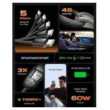 LISEN USB C to USB C Cable, 5-Pack [3.3/3.3/6.6/6.6/10FT] for iPhone 17 Charger Cord, 60W C to C Cable Fast Charging for iPad, iPhone 16 15 Pro Max, Galaxy S25/S24 USBC to USBC Cable Gifts for Men