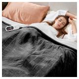 Electric Blanket Heated Full Size, Ultra-Soft 84\" x 72\" Heating Blankets, Fast, Even & Efficient Heating, 1-12 Hours Auto-Off and 6 Heatin Settings, UL Listed for Safety, Warm Gift for Grandma