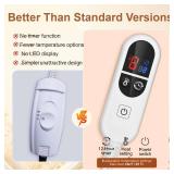 Electric Blanket Heated Full Size, Ultra-Soft 84\" x 72\" Heating Blankets, Fast, Even & Efficient Heating, 1-12 Hours Auto-Off and 6 Heatin Settings, UL Listed for Safety, Warm Gift for Grandma