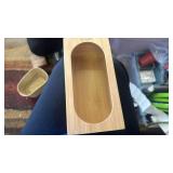 Bamboo Quart Sized Ziplock Holder