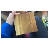 Acacia Wood Toothbrush Holder