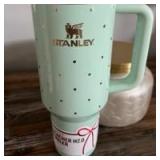Stanley Peppermint Polka Dot 40oz Quencher Tumbler, Missing Lid