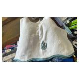Coastal Hand Towel with Scallop Edging