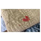 Bundled pkg of 4 misc standard size pillow shams.