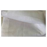Waffle Weave Shower Curtain White