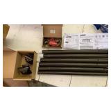 Bronze Finish Curtain Rod Set