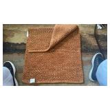 Threshold Burnt Orange Cotton Bath Rug 20x30
