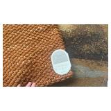 Threshold Burnt Orange Cotton Bath Rug 20x30