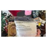 King Size Pillow Protectors - White Microfiber 2 Pack