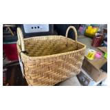 Handwoven Natural Wicker Storage Basket
