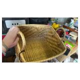 Handwoven Natural Wicker Storage Basket