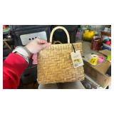 Handwoven Natural Wicker Storage Basket
