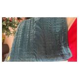 Velvet Ruched Quilt Pillow Cases, 1 Set