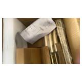 Modern Farmhouse Gold Chandelier, 8-Light Rustic Candle Chandelier, Industrial Hanging Chandeliers for Dining Room, Kitchen, Foyer, Entryway, Living Room