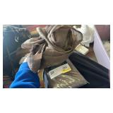 Erica Crushed Sheer Voile Rod Pocket Curtain Panel Brown, 2 Panels