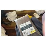 Erica Crushed Sheer Voile Rod Pocket Curtain Panel Brown, 2 Panels