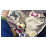 Squishmallows Character Pillowcase - Grey Checkered