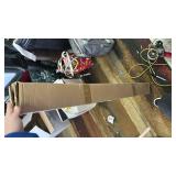 Decorative Samurai Style Sword with Black and Red Handle, Wood