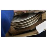 16pc Porcelain Beaded Rim Dinnerware Set White, Only 1 Bowl