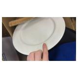 16pc Porcelain Beaded Rim Dinnerware Set White, Only 1 Bowl