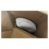 16pc Porcelain Beaded Rim Dinnerware Set White, Only 1 Bowl