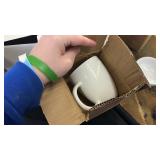 16pc Porcelain Beaded Rim Dinnerware Set White, Only 1 Bowl