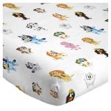 Bluey and Friends Bed fitted Sheet and one pillow case