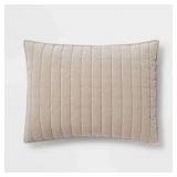 Pillowfort Box Stitch Microfiber Pillow Sham