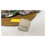 San Diego Hat Company Floral Band Straw Sun Hat