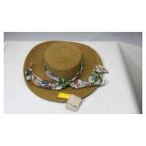 San Diego Hat Company Floral Band Straw Sun Hat