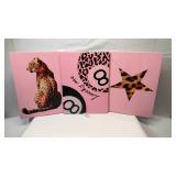 Pink Leopard Art Print Set