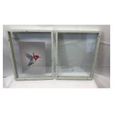 Lot of 2 MUYE Floating Frame sage green  -