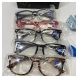 Lot of 5 reading glasses  -