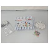 24 Color Acrylic Paint Marker Set with Pumpkin Templates