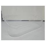 Set of 2 Clear Refrigerator Door Bin